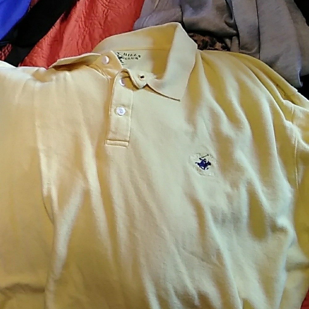 Beverly hills polo club collar shirt